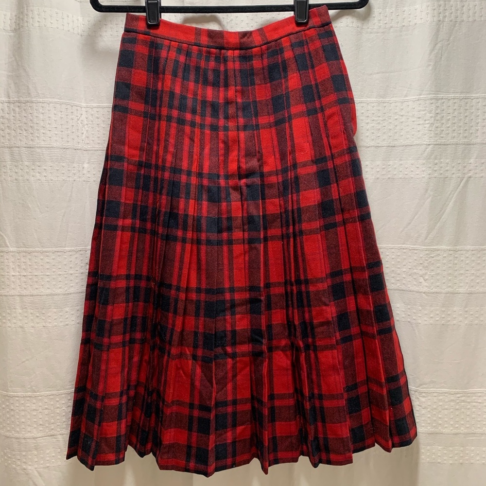 Vintage Lord & Taylor Wool Pleated Skirt